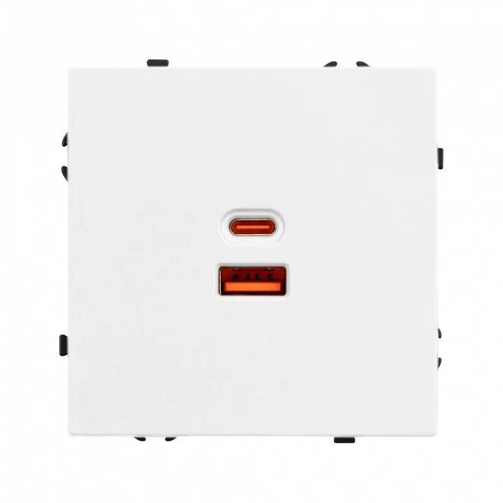 Розетка 2хUSB type A и C без рамки Arlight NOBE 054316(1)