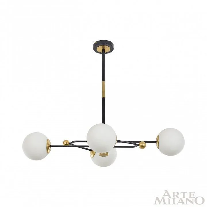 Люстра на штанге Arte Milano Neapolis-72708 272708/4 BK/GD