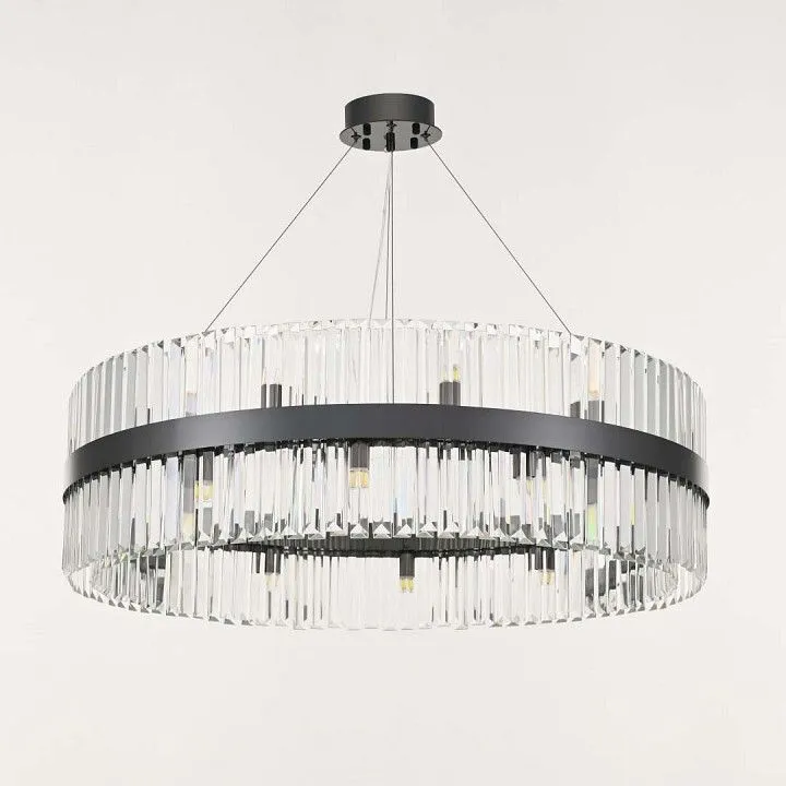 Подвесная люстра Arte Milano Белладжо 440110.840.24.G9.B1 BK