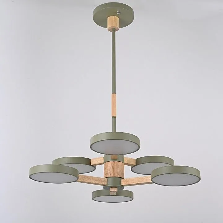 Люстра на штанге Imperiumloft TURNA Khaki TURNA-DBL01