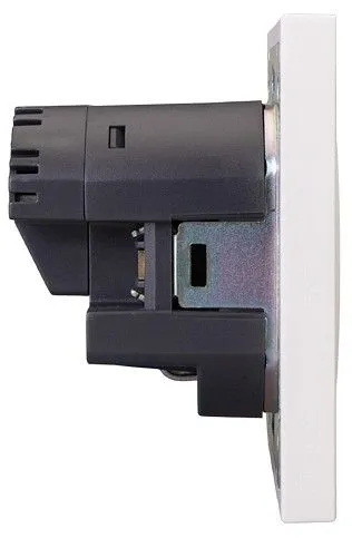 Розетка с заземлением и со шторкой и 2хUSB, без рамки Kranz STRONG KR-78-0704-4