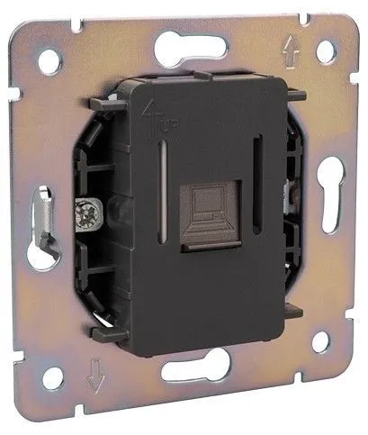 Розетка Ethernet RJ-45 и со шторками, без рамки Kranz STRONG KR-78-0724-6