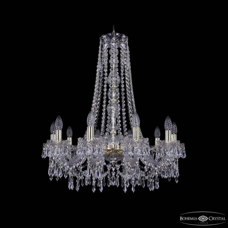 Подвесная люстра Bohemia Ivele Crystal 1403 1403/10/240/h-76 G