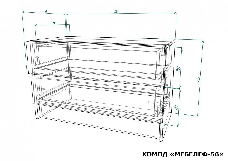 Комод Мебелеф-56