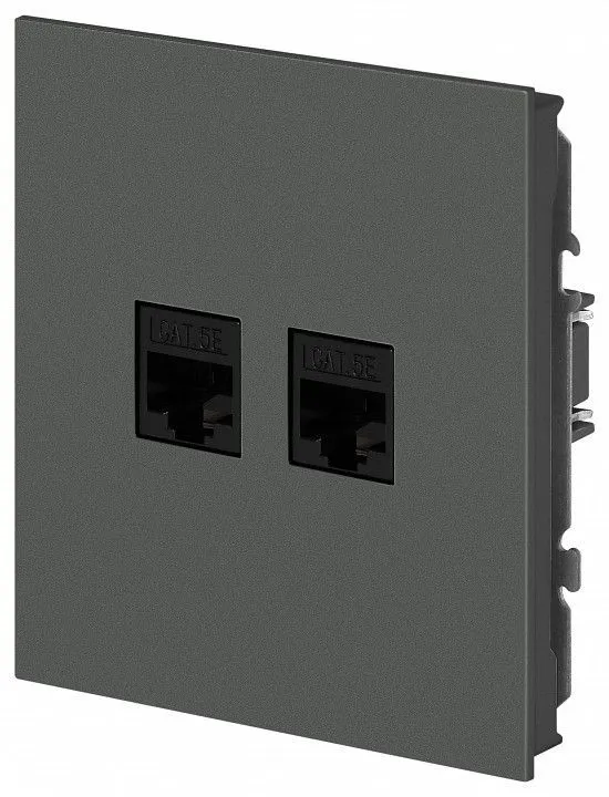 Розетка двойная Ethernet RJ-45 без рамки Эра Arktik Б0070489