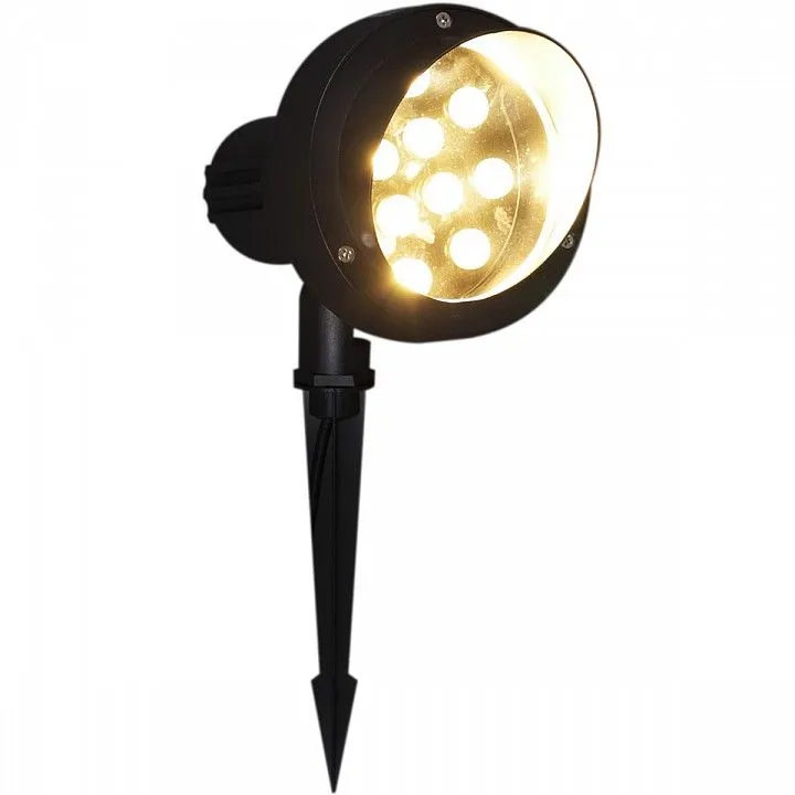Наземный низкий светильник Reluce  09401-0.7-001U LED9W BK+WW