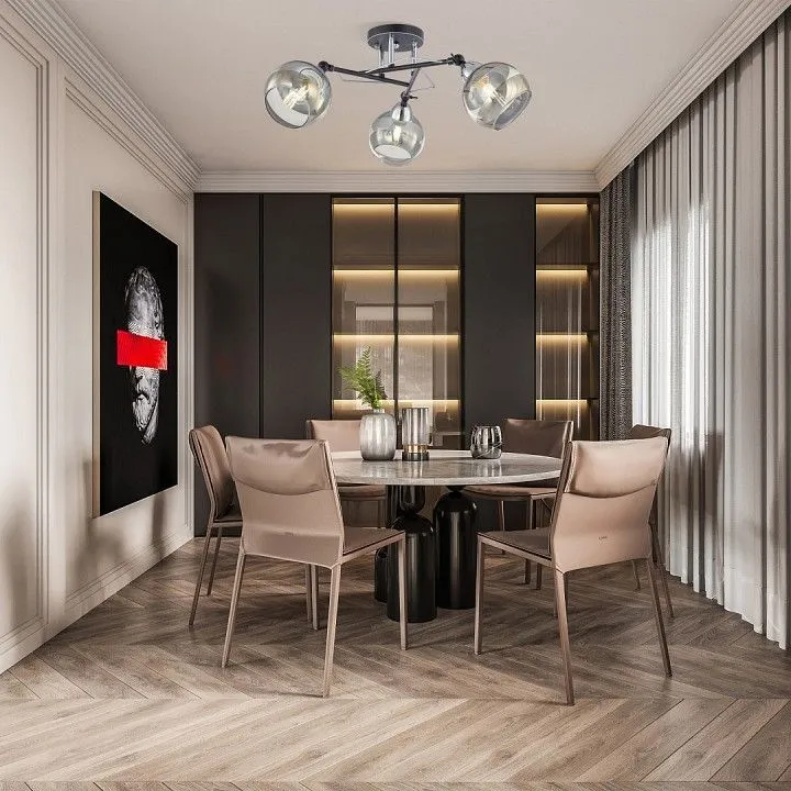 Потолочная люстра Arte Milano AMALFI-323685 323685/3B BK+CR