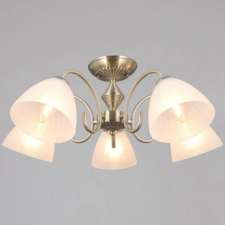 Люстра на штанге ILLUMICO  IL0897-5CSQ-26 AB ELITE