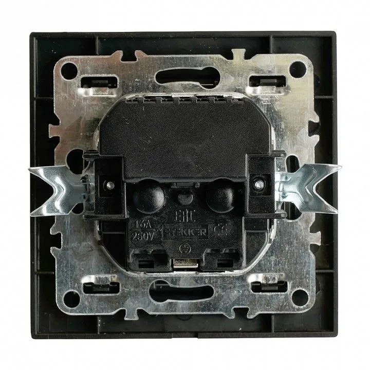 Розетка с заземлением и 2хUSB type A и C, без рамки Stekker Эрна 50078