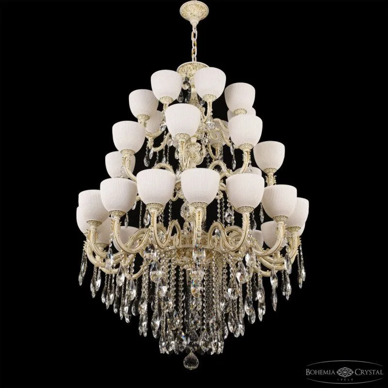 Подвесная люстра Bohemia Ivele Crystal AL7901 AL79101/16+8+8/300/3d B WMG P1 U Line