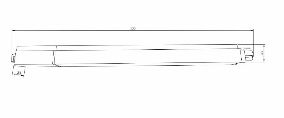 Накладной светильник Maytoni Technical Базис TR000-1-12W4K-B
