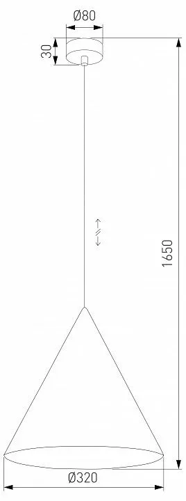 Подвесной светильник TK Lighting Cono 10009 Cono