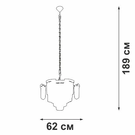 Подвесная люстра Vitaluce V58370 V58370-8/13