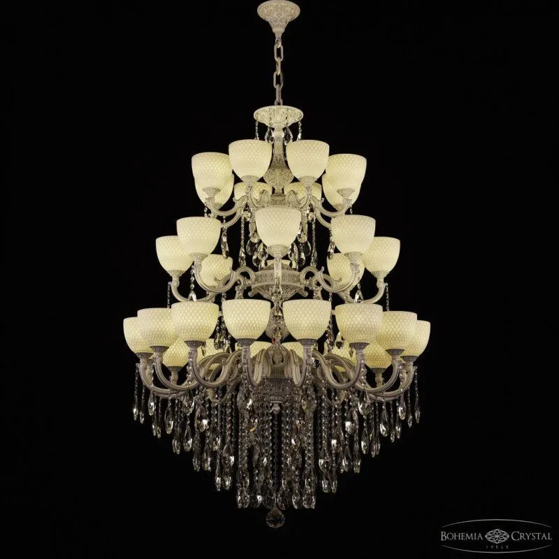 Подвесная люстра Bohemia Ivele Crystal AL7801 AL78101/16+8+8/300/3d B WMN P1 U Wave