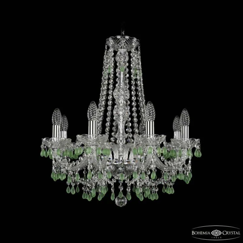 Подвесная люстра Bohemia Ivele Crystal 1410 1410/8/195/h-60 Ni V5001