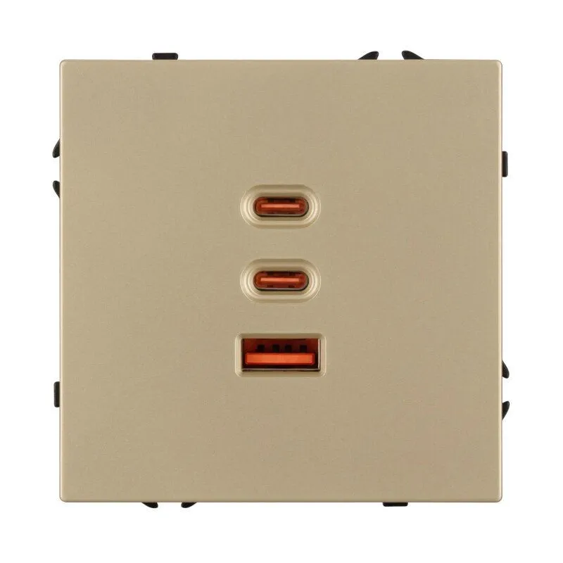 Механизм розетки 2хUSB type A и C Arlight NOBE 061836