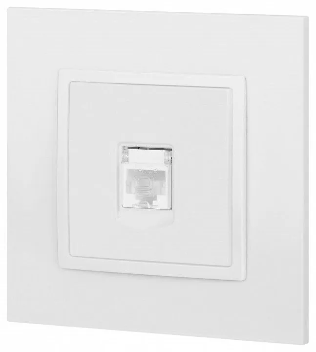Розетка Ethernet RJ-45 без рамки Эра Эра Elegance 14-3107-01М