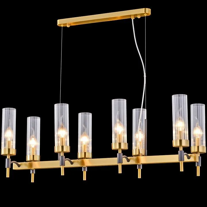 Подвесная люстра ILLUMICO BRASS TUBO IL5177-8LLS-29 BRASS TUBO