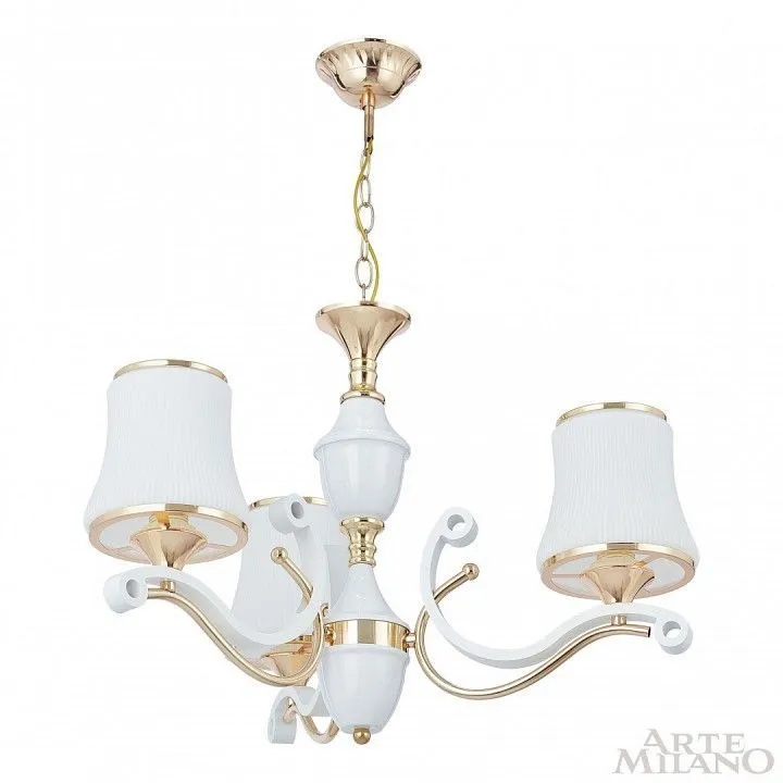 Подвесная люстра Arte Milano Florentia-3987 303987/3 Wh/Gd
