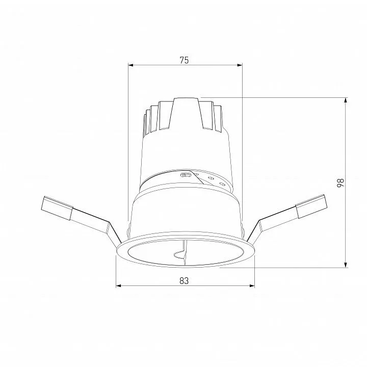 Встраиваемый светильник Elektrostandard Inline a064611