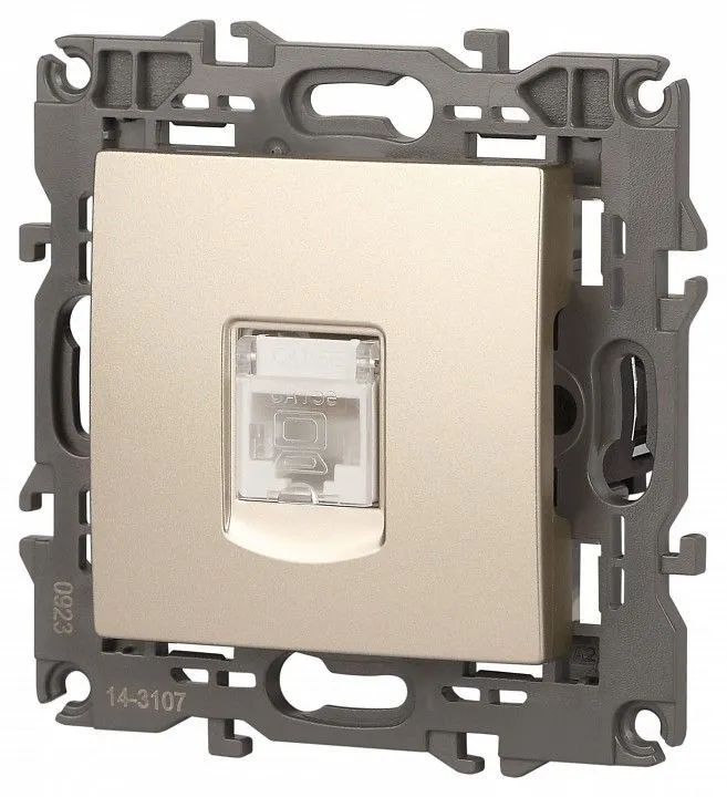 Розетка Ethernet RJ-45 без рамки Эра Эра Elegance 14-3107-04