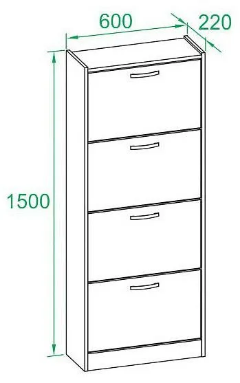 Шкаф для обуви Сокол  170759665, 45333, 4680212005831