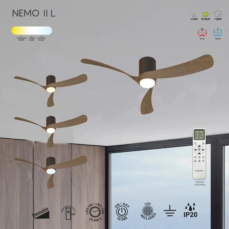 Светильник с вентилятором Mantra NEMO 9637