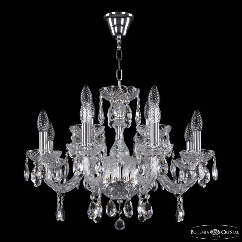 Подвесная люстра Bohemia Ivele Crystal 117 117/8+4/195 Ni