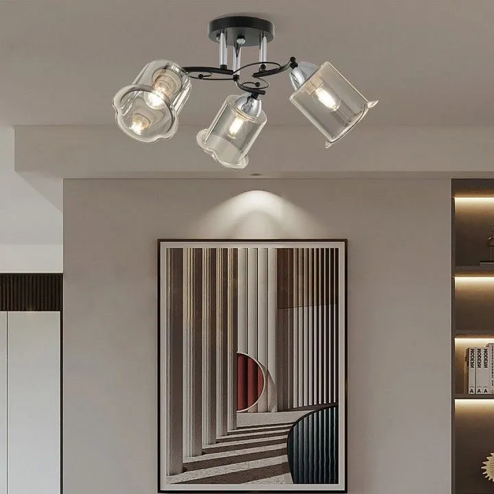 Потолочная люстра Arte Milano AMALFI-323219 323219/3 CR+BK
