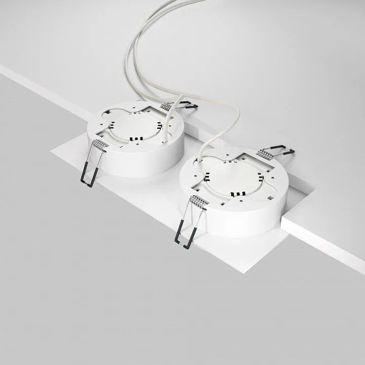 Встраиваемый светильник Maytoni Technical Обруч DL086-02-GX53-SQ-W