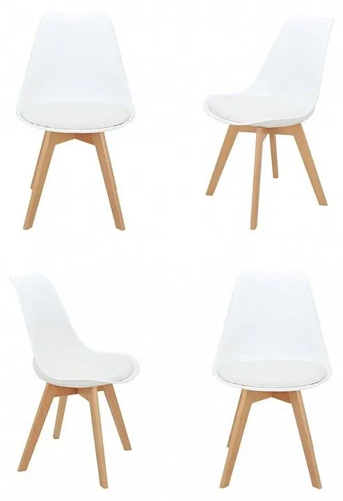 Набор из 4 стульев Eames Bon