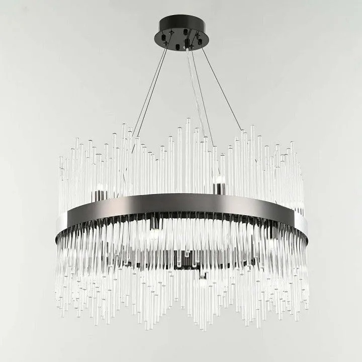Подвесная люстра Arte Milano Бари 430110.600.12.G9.A1 BK