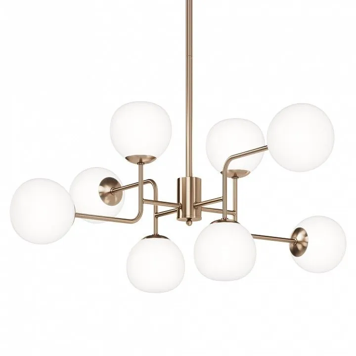 Люстра на штанге Maytoni Эрих MOD221-PL-08-G