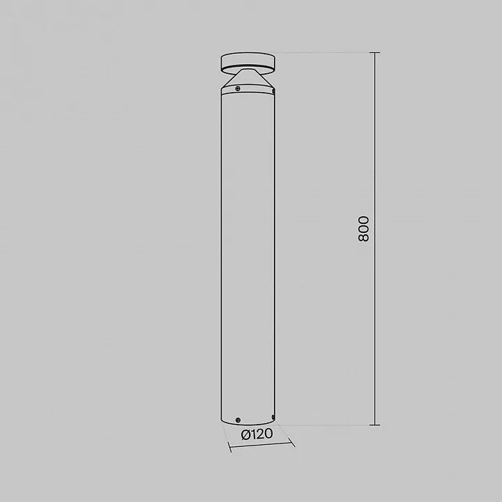 Наземный низкий светильник Maytoni Outdoor Ольтен O591FL-L12GF3K1