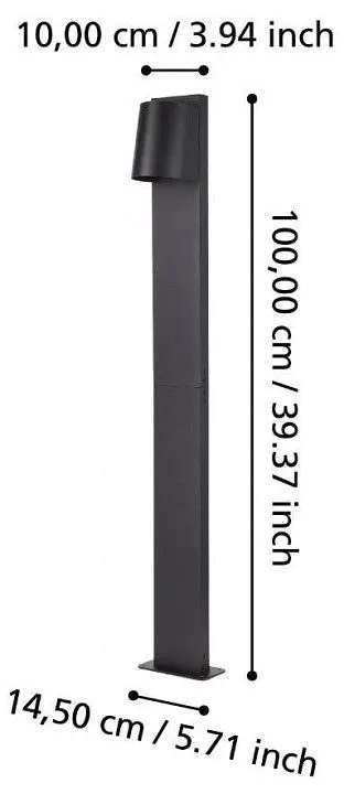 Наземный низкий светильник Eglo Stagnone 900692