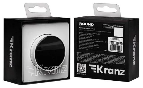 Терморегулятор отопления Kranz ROUND KR-78-0728-1