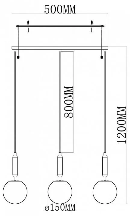 Подвесной светильник Moderli Scrumbel V11566-3P