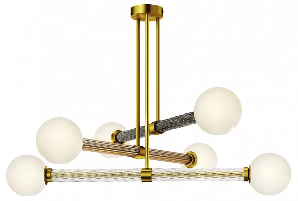 Люстра на штанге Maytoni Театро MOD287PL-06BS