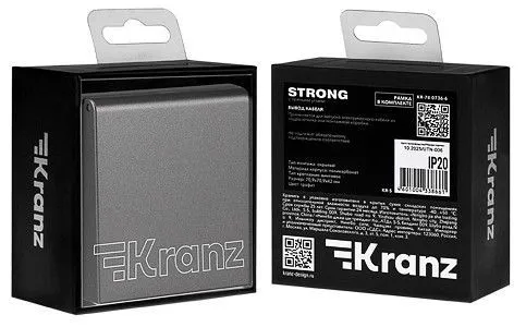 Розетка для вывод кабеля Kranz STRONG KR-78-0736-6