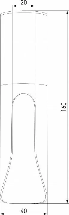 Накладной светильник Elektrostandard Apex 25113/LED 7W 3000K черный
