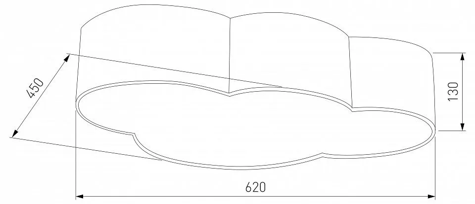 Накладной светильник TK Lighting Cloud 6072 Cloud