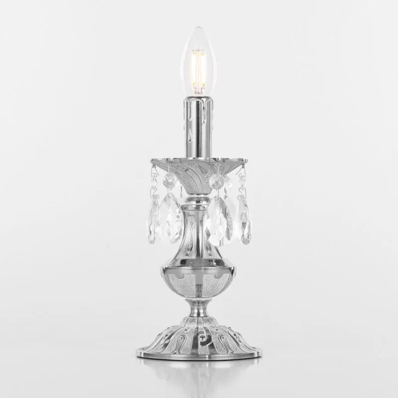 Настольная лампа декоративная Bohemia Ivele Crystal AL77 AL77200L/1-25 NW