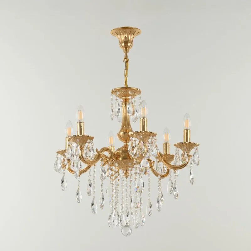 Подвесная люстра Bohemia Ivele Crystal AL77 AL77101/6/175 B G