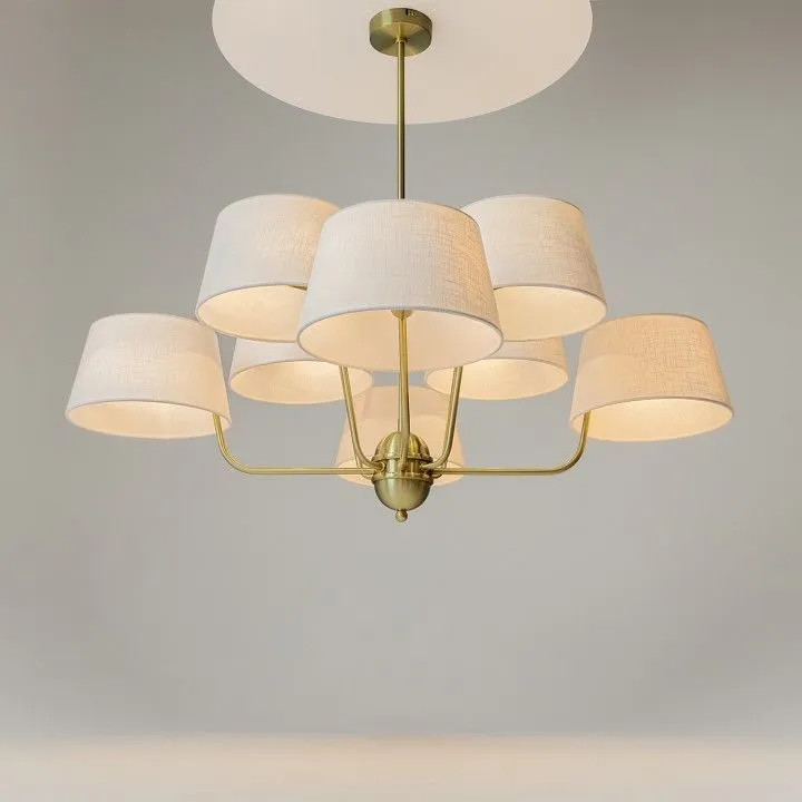 Люстра на штанге Maytoni Модесто MOD360PL-08BS