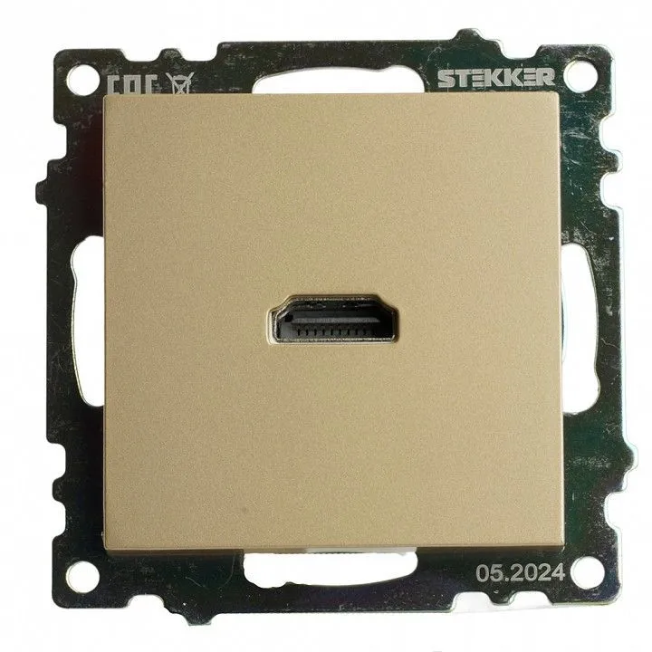 Розетка HDMI без рамки Stekker Катрин 50060