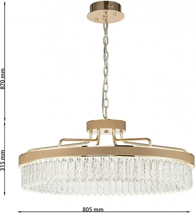Подвесная люстра Favourite Visconte 4304-8P