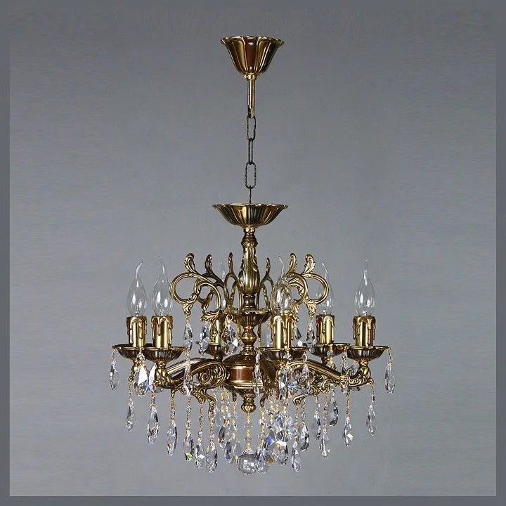 Подвесная люстра Ambiente by Brizzi Leon 2128/6 PB Tear Drop