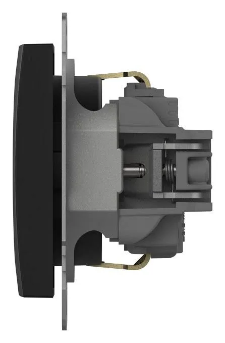 Розетка с заземлением и со шторкой, без рамки Elbi Eleсtriс Zena Vega 609-014800-243