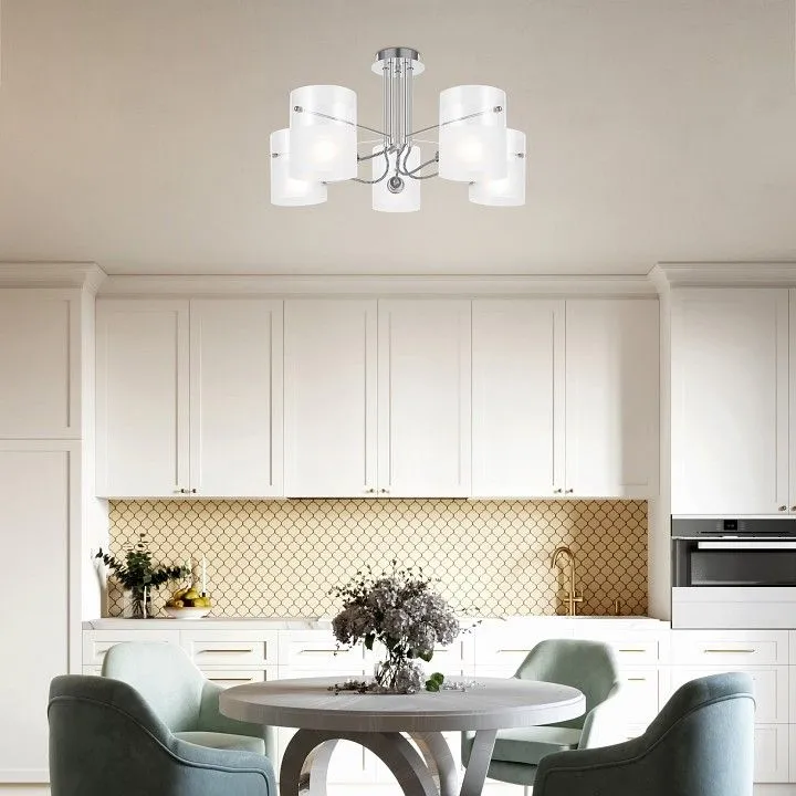Люстра на штанге Freya Ампера FR2023PL-05CH