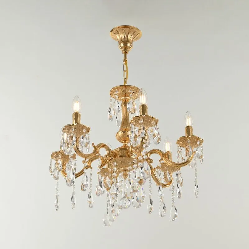 Подвесная люстра Bohemia Ivele Crystal AL77 AL77101/6/175 A G
